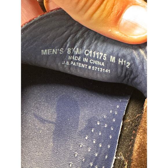 COLE HAAN/NIKE AIR Brown Suede Penny Loafers, size Men's 8.5 - Picture 13 of 15